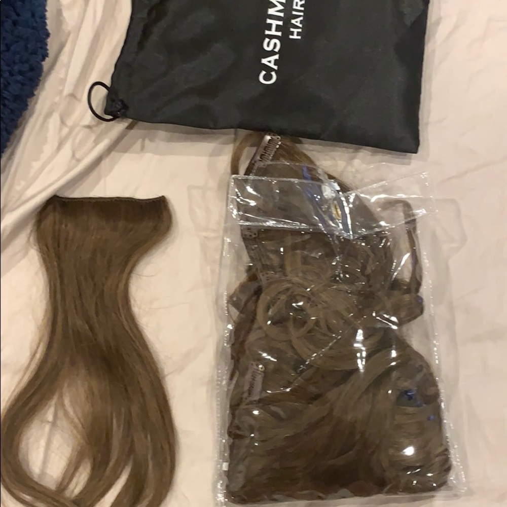Brown clip on